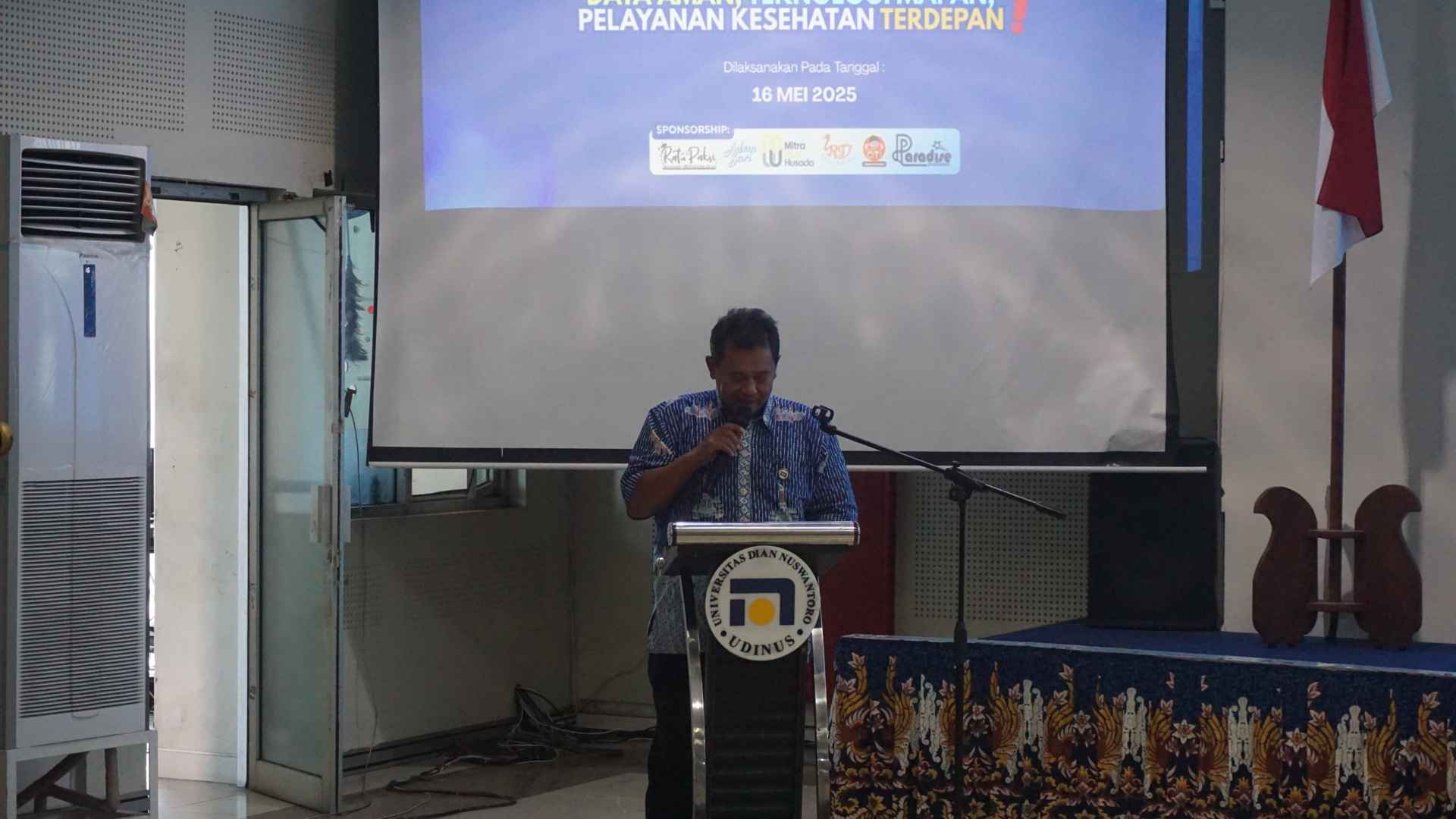 Sambutan Kaprodi D3 RMIK Bapak DR. dr. Zaenal Sugiyanto, M.Kes.